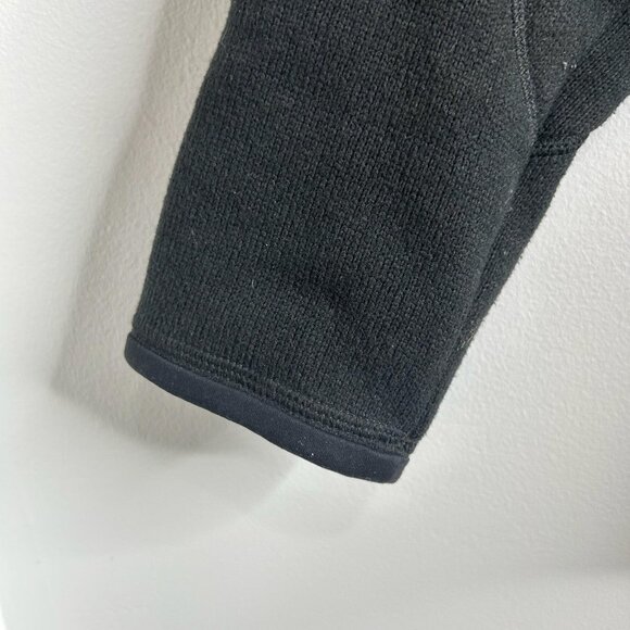 Patagonia Better Sweater Womens L Black 1/4 Zip Pullover Outdoor Fleece Jacket - Picture 3 of 8